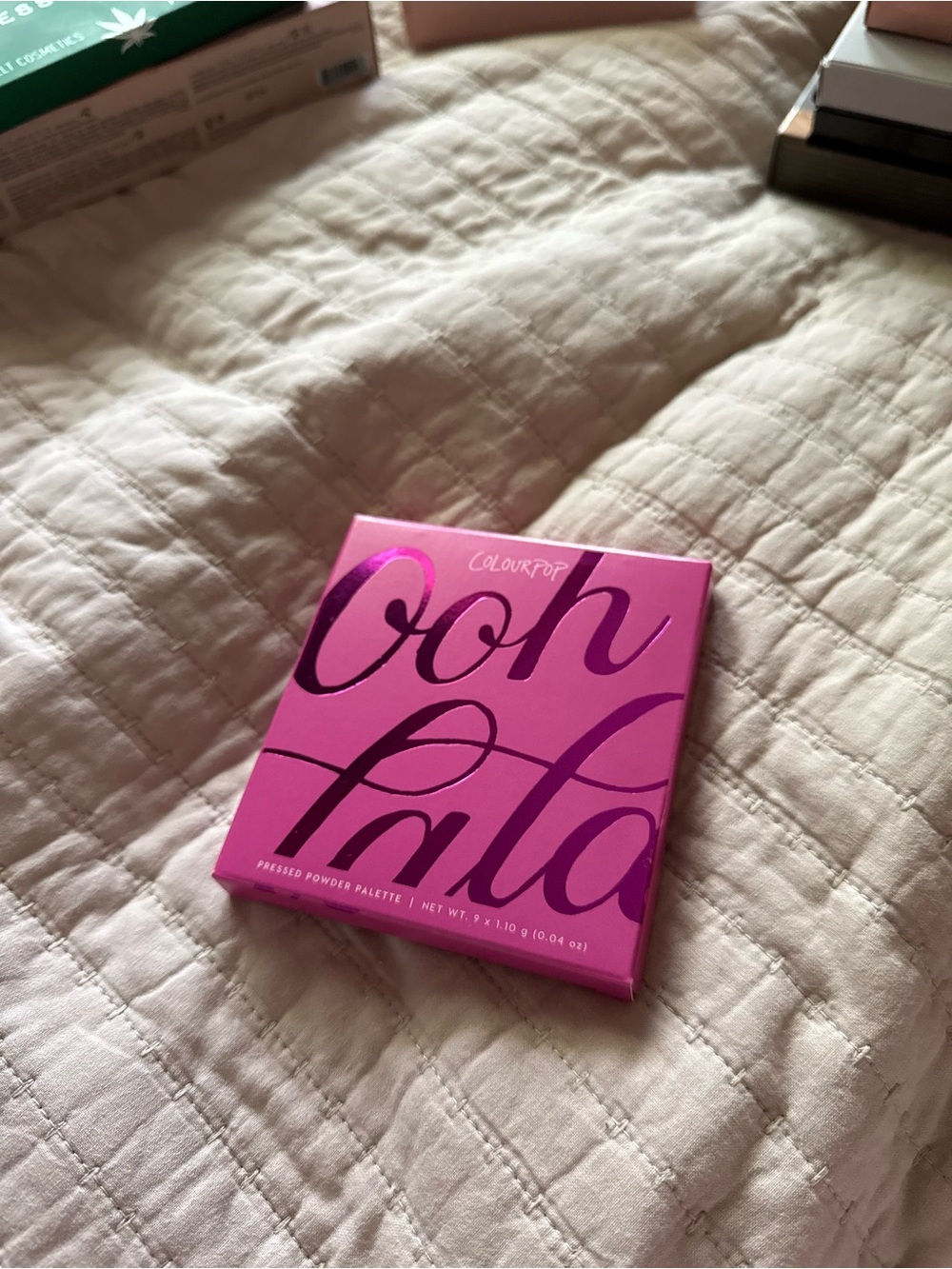 ColourPop Ooh La La Pressed Powder Palette - Hot Pink